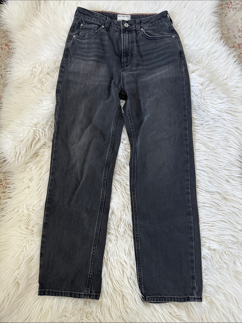 We The free people Pacifica High rise Slim Straight Leg Jeans